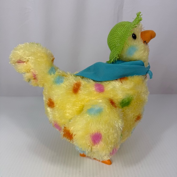 Hallmark Easter Squawkin Egg Laying Chicken Singing Mama Hen w/ Extra Eggs Works - Picture 8 of 17